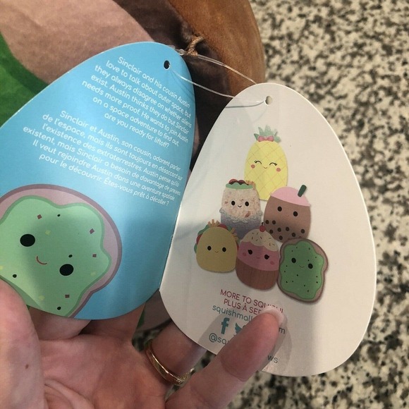 SQUISHMALLOW 12" Food Sinclair the Avocado Toast NEW Collector Favorite - Picture 3 of 6